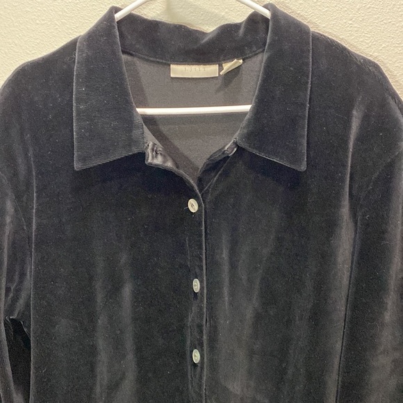 J Jill velvet corduroy jacket shirt button up - Picture 3 of 7